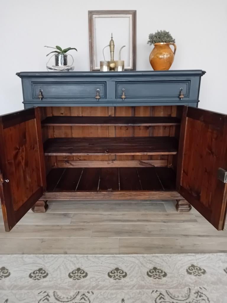 Stoere antieke meidenkast perfecte staat restyled, Ophalen