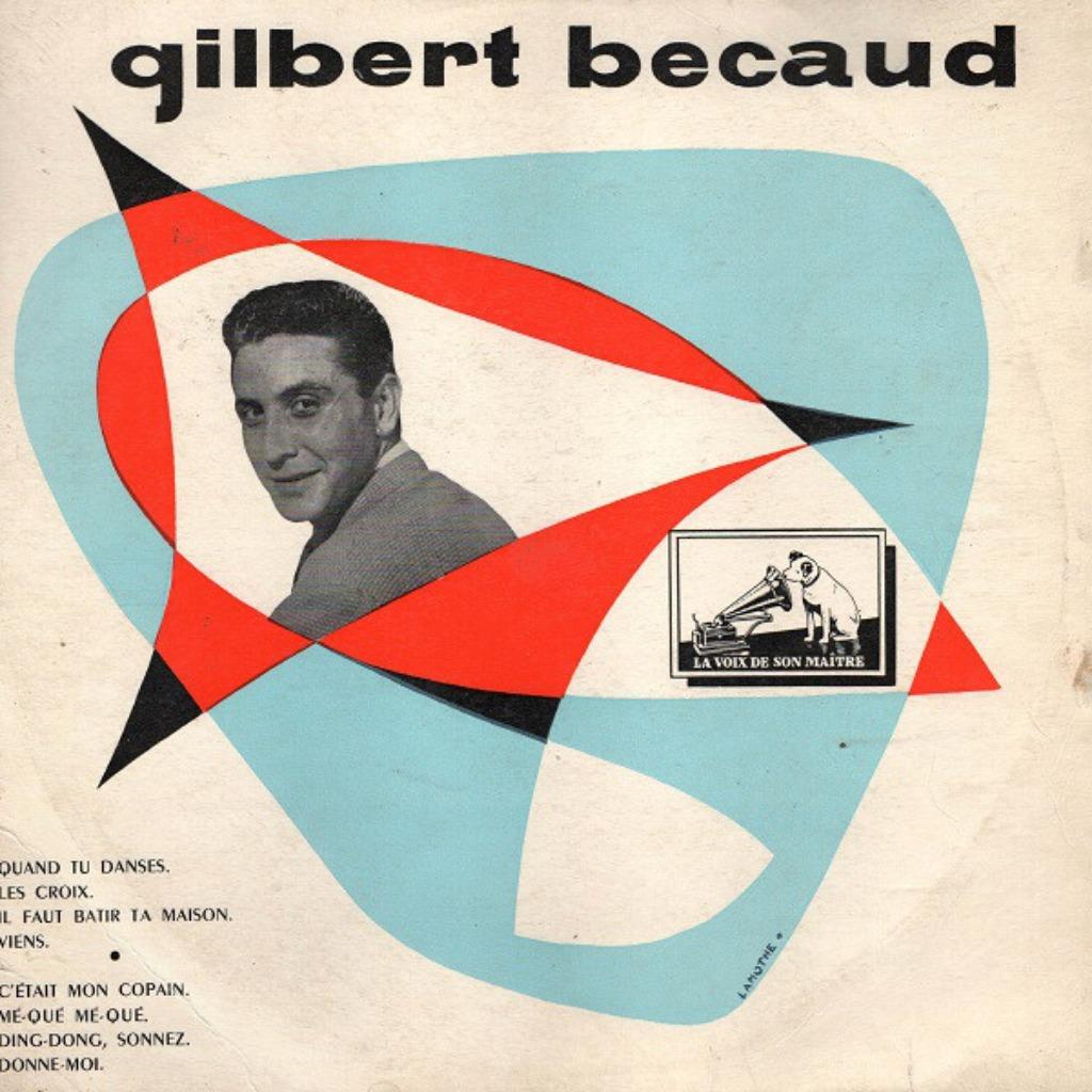 10 " VINYL Gilbert Bécaud Quand tu danses 1953 (Aznavour), Envoi, Utilisé, 10 pouces, Autres genres