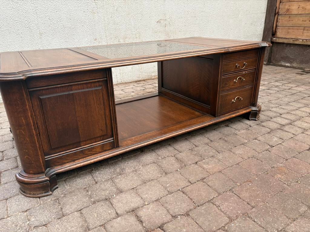 Salontafel en tv meubel, Ophalen, Gebruikt, Eikenhout