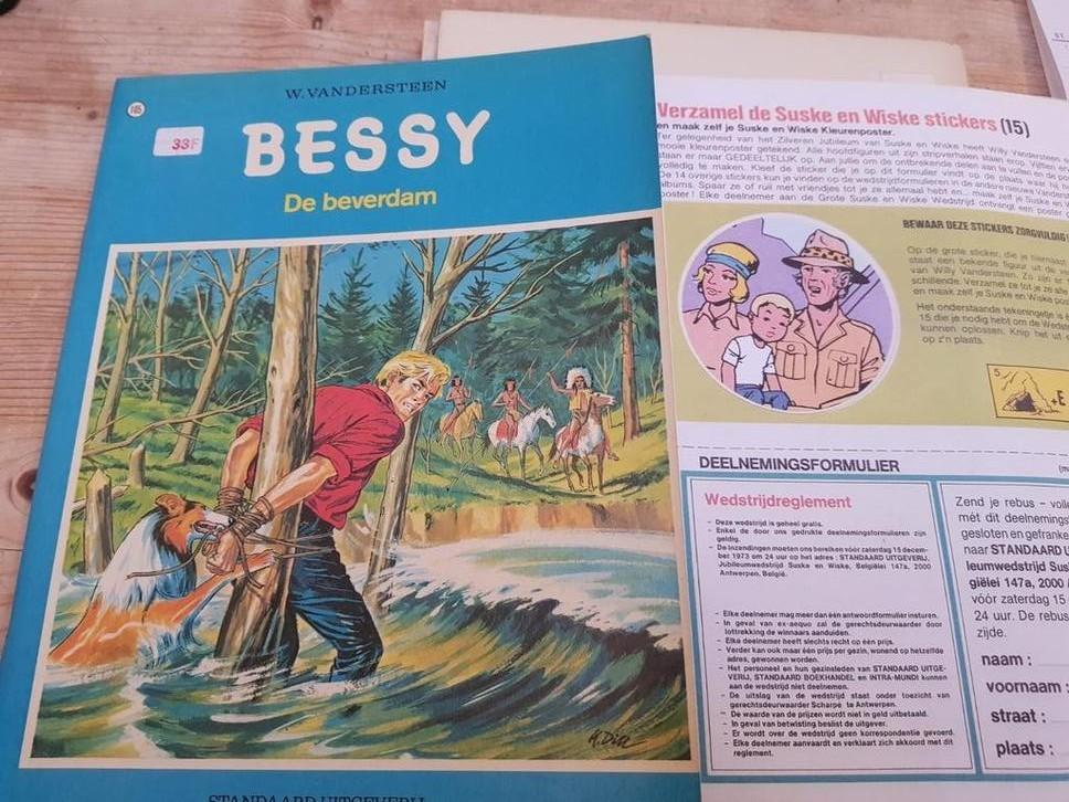 Bessy 105 met wedstrijd sticker Safari 100% origineel 1973, Boeken, Ophalen of Verzenden, Zo goed als nieuw