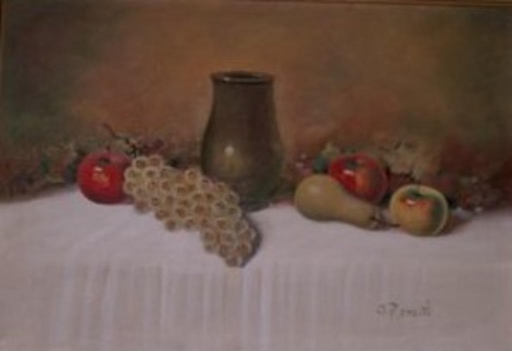 Peinture A. Roberti avec garantie et certificat d'évaluation, Enlèvement