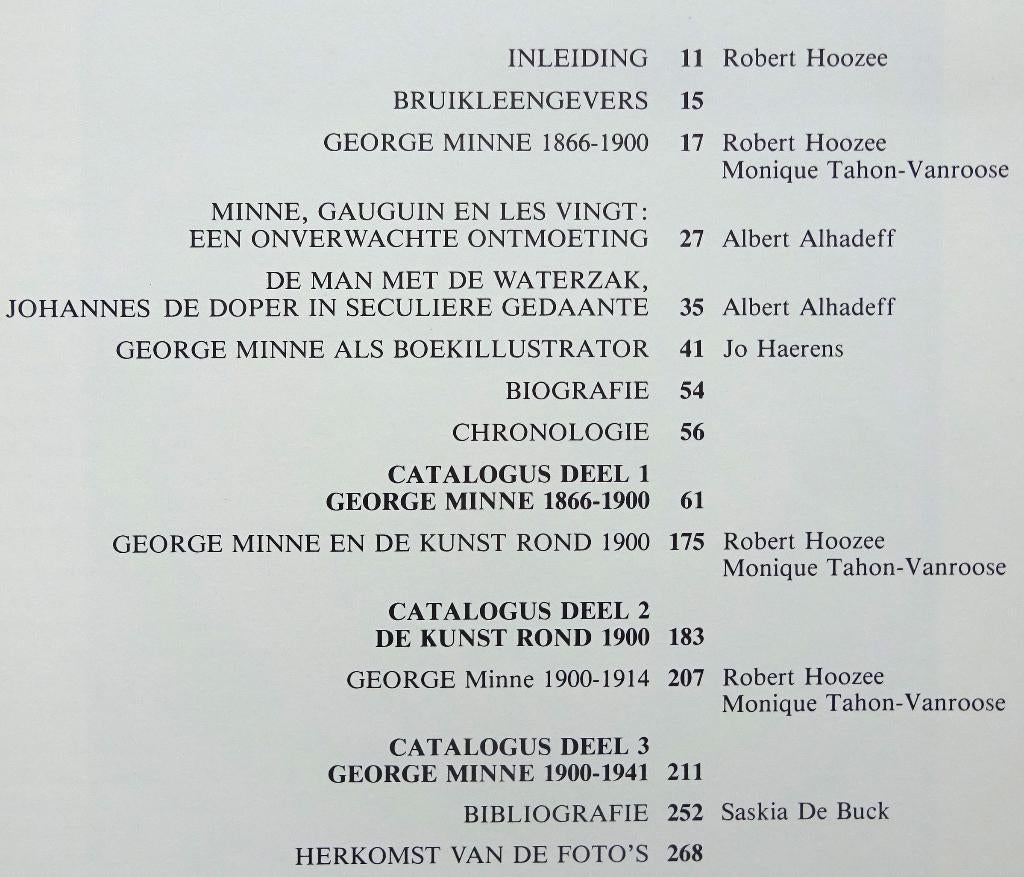 George Minne en de kunst rond 1900 - MSK Gent - 1982, Enlèvement ou Envoi, Comme neuf, Peinture et dessin