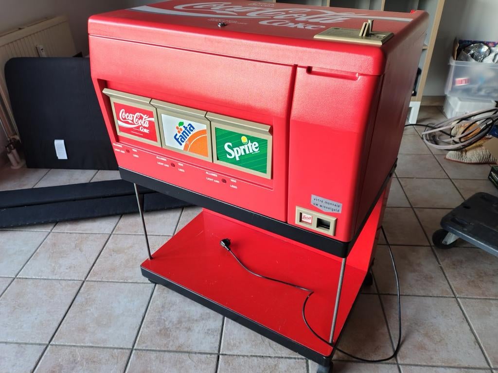 Ancien frigo distributeur coca cola, Enlèvement