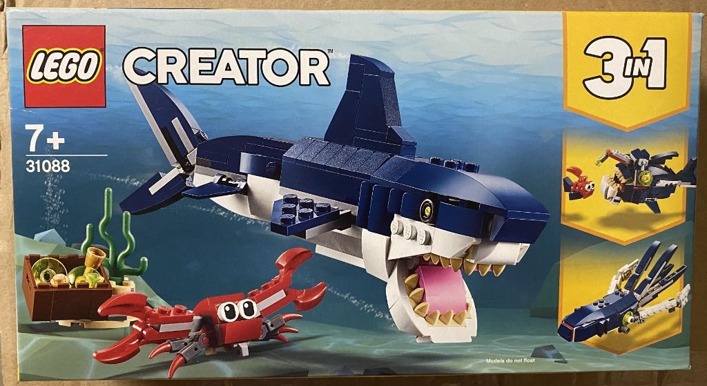 LEGO 31088 Creator Deep Sea Creatures, Ophalen of Verzenden, Nieuw, Complete set, Lego