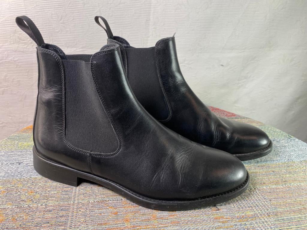 Campanile Chelsea Boots 41 Zwart Echt Leer Made in Italy, Vêtements | Hommes, Chaussures, Comme neuf, Bottes, Noir, Envoi
