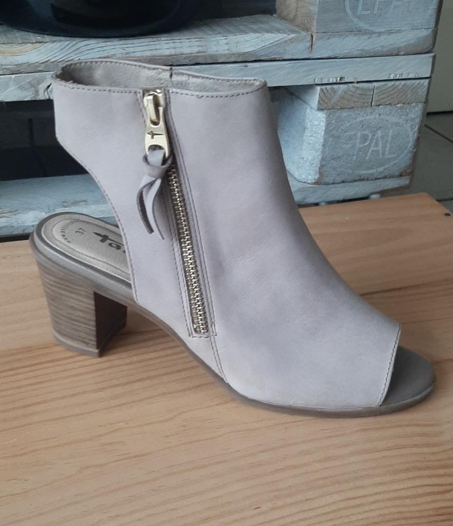 Chaussures ouvertes femme T37 Tamaris, Tamaris, Gris, Comme neuf, Enlèvement