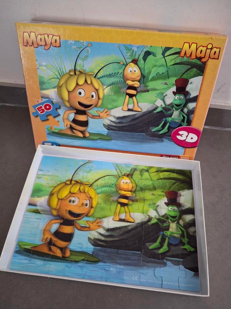 Puzzel maya de bij 50 stuks in 3d, Ophalen