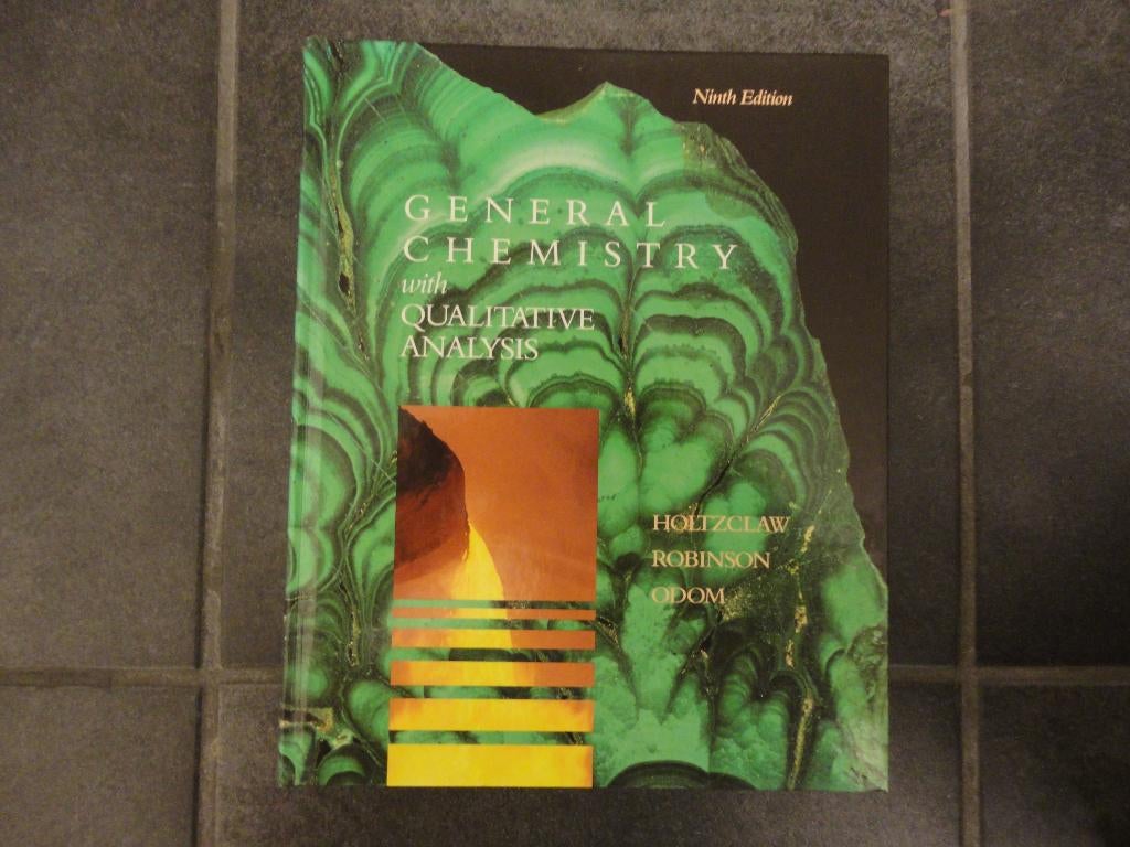 General Chemistry With Qualitative Analysis (Ninth Edition), Boeken, Ophalen of Verzenden, Gelezen, Natuurwetenschap
