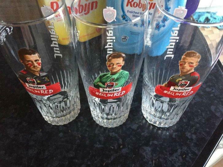 rode duivels glas, Ophalen of Verzenden, Nieuw