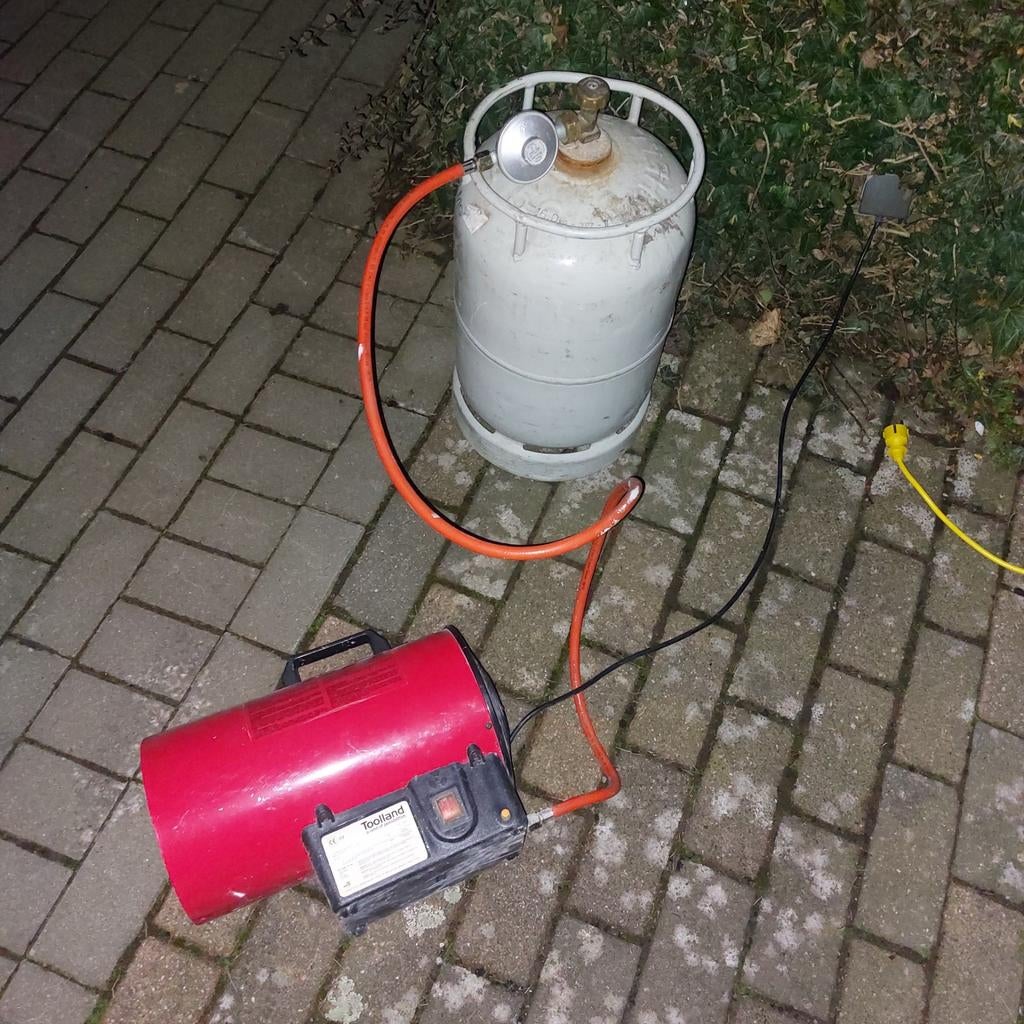 Canon à air chaud, Enlèvement