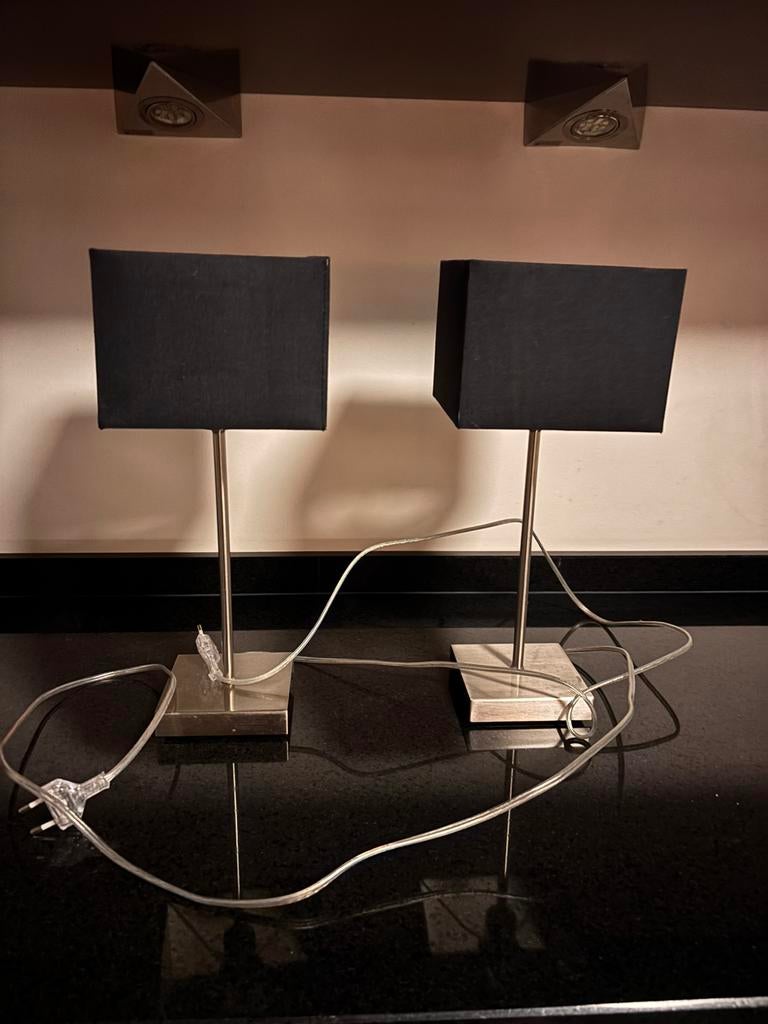2 veilleuses, Enlèvement, Utilisé, Tissus, Modern, minimalistic