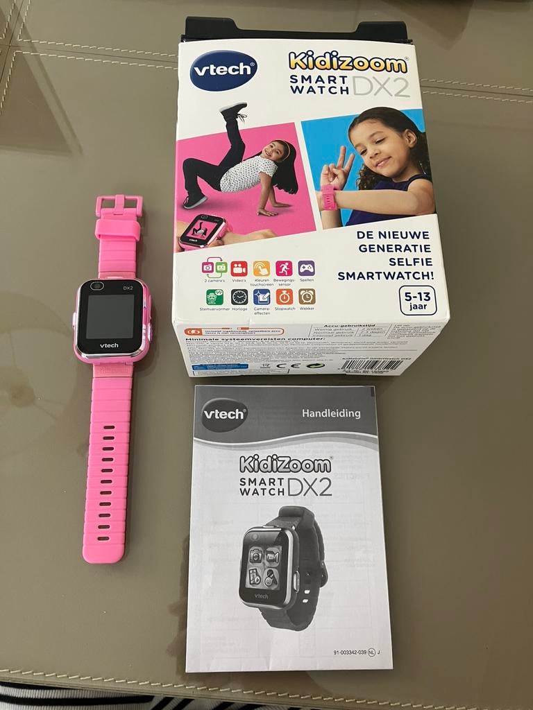 Kidizoom smartwatch DX2 roze, Ophalen, Zo goed als nieuw, Roze