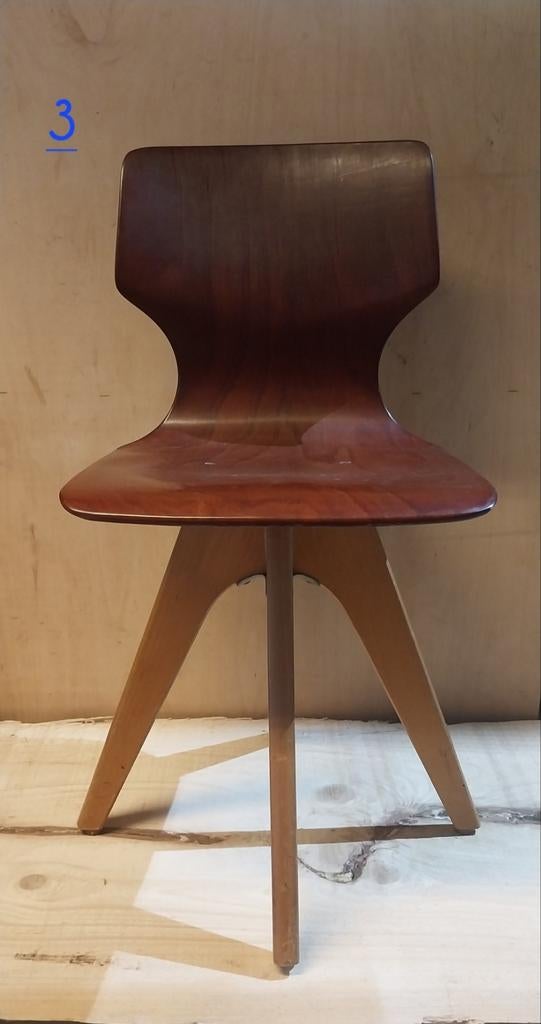 Chaises pour enfant vintage en pagholz (pagwood) par Adam St, Enlèvement, Utilisé
