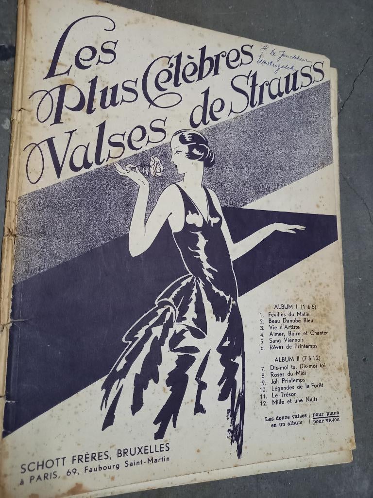 Oude partituren voor piano, Enlèvement, Utilisé, Piano