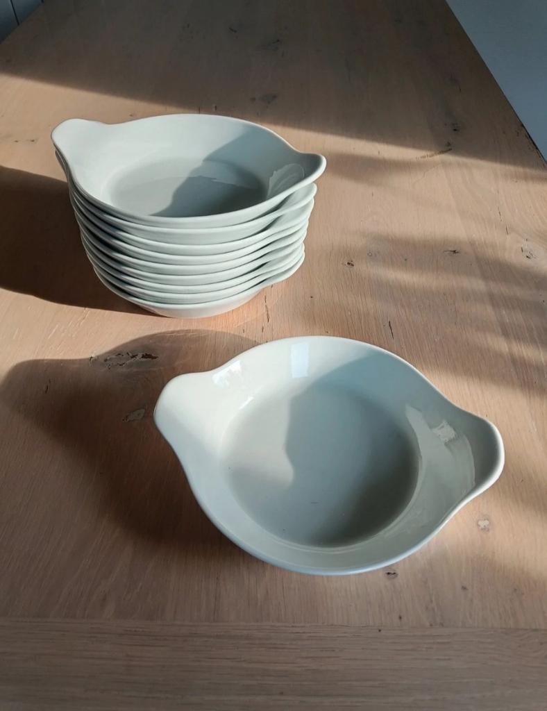 Gratineer en opdien ovenschaaltjes, Enlèvement