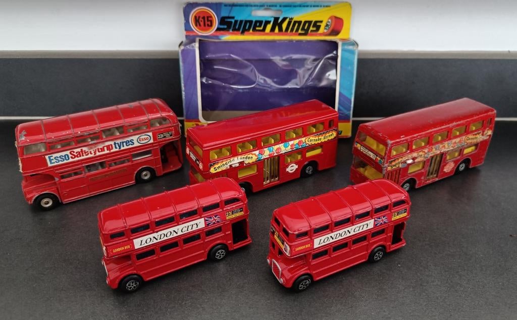 Engelse bussen Matchbox,Dinky toys.., Ophalen of Verzenden