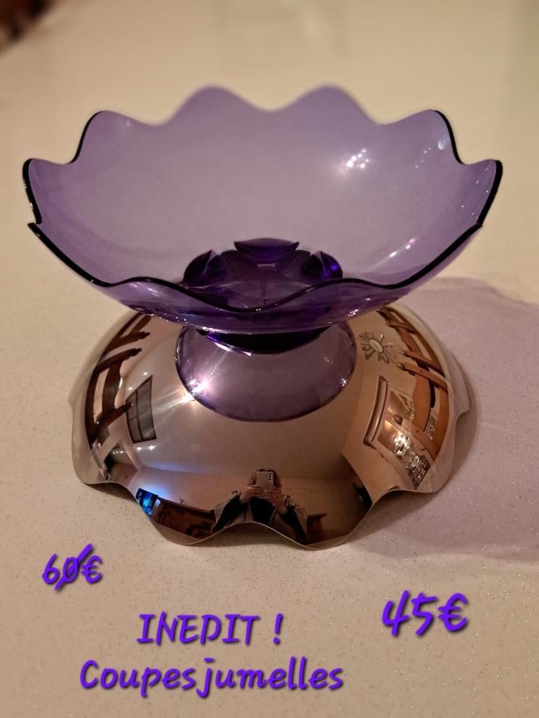 Coupe jumelles tupperware, Neuf, Bleu, Récipient ou Bol