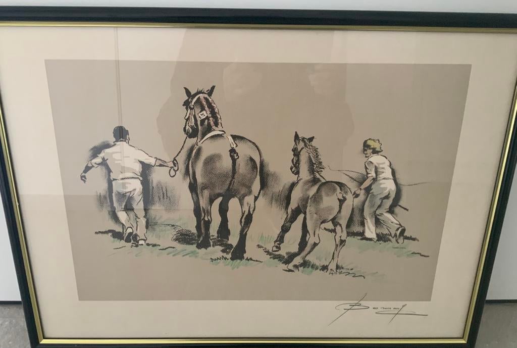 Kunstwerk Oscar Bonnevalle, Antiek en Kunst, Ophalen