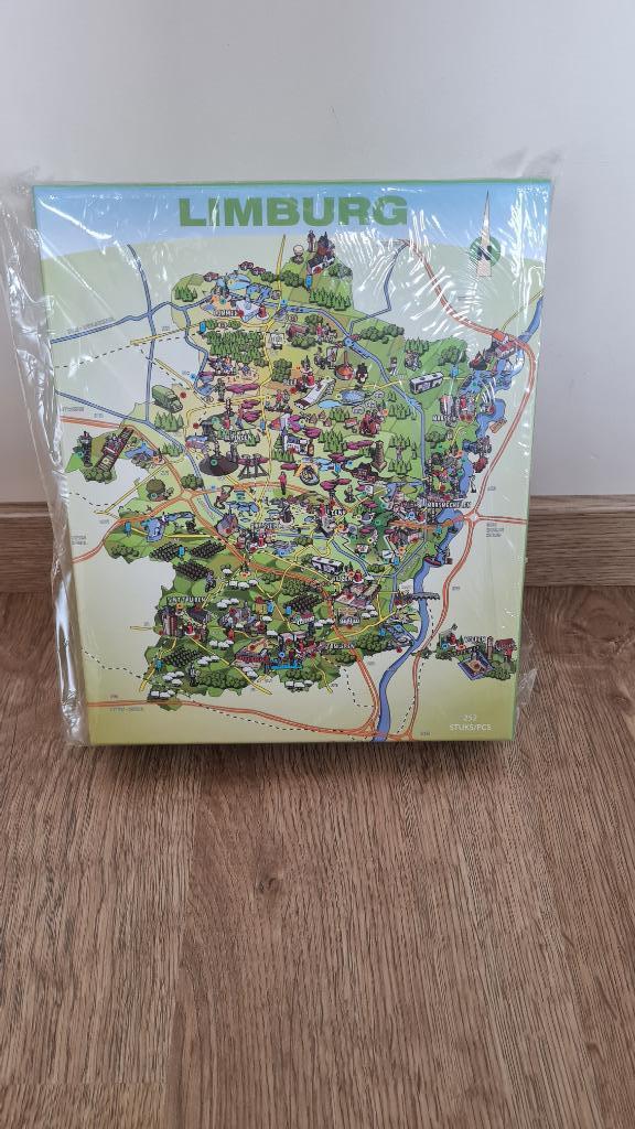Puzzel Limburg - 252 stukjes, Hobby en Vrije tijd, Ophalen, Minder dan 500 stukjes, Nieuw, Legpuzzel