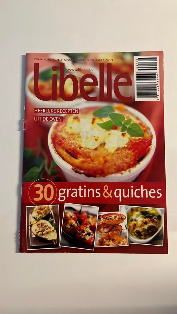 30 gratins & quiches, Ophalen of Verzenden, Zo goed als nieuw