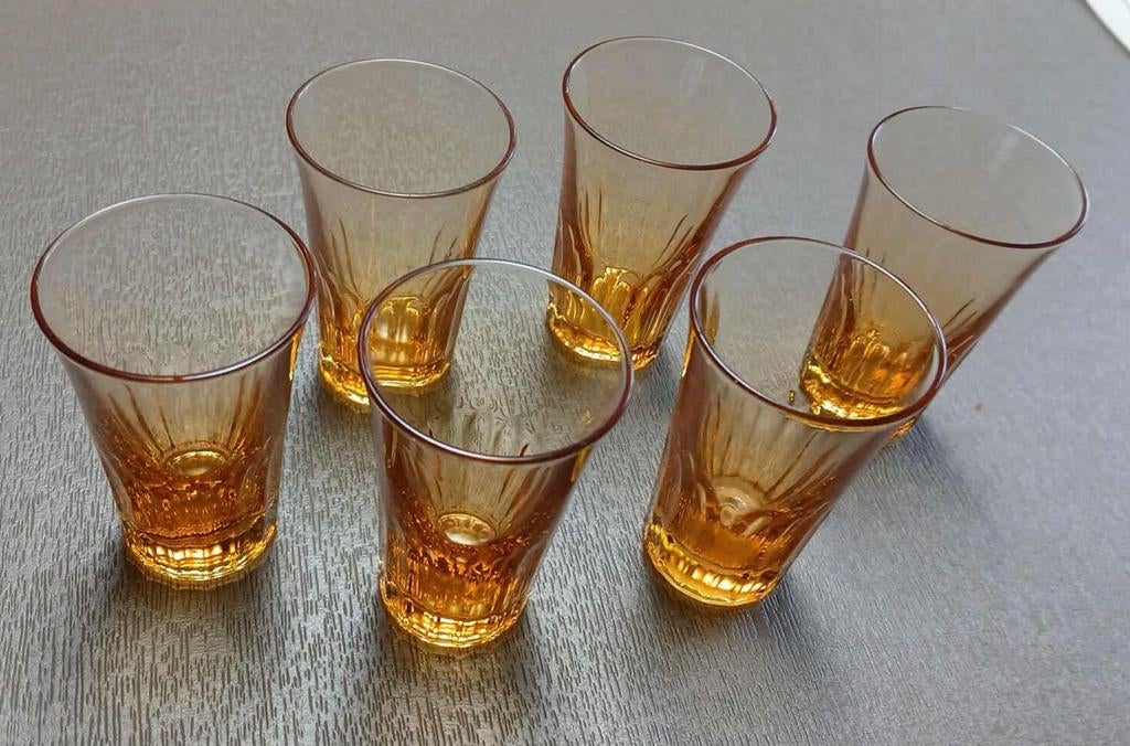 6 verres à liqueur, Enlèvement ou Envoi, Comme neuf