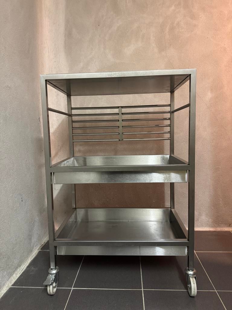 Roltafel roestvrij staal IKEA kungsfors, Enlèvement, Comme neuf