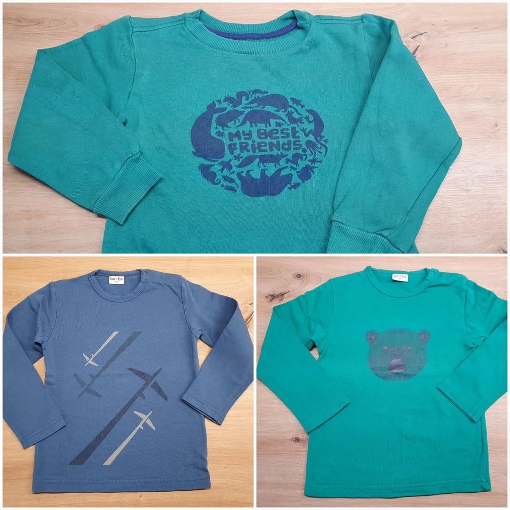 Trui Lily-Balou + 2 longsleeves Baba maat 98+104, Jongen of Meisje, Trui of Vest, Ophalen of Verzenden, Zo goed als nieuw