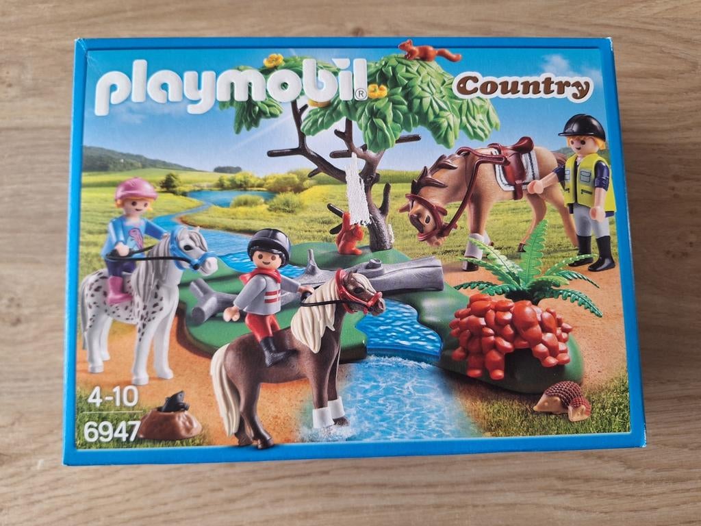 NOUVEAU ! Set de cours d'équitation à poney Playmobil 6947, Enlèvement ou Envoi, Neuf