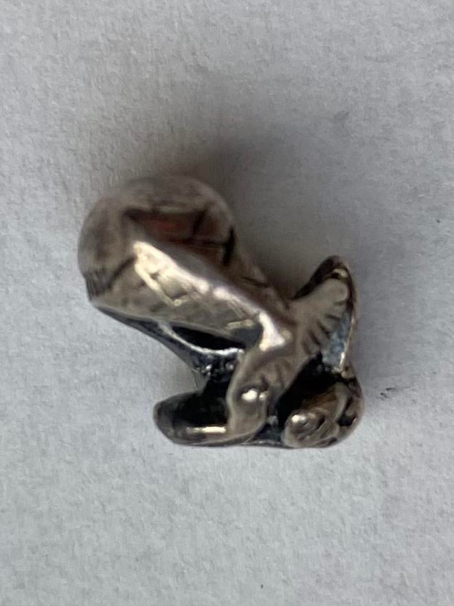 Trollbeads bedel ‘Zeemeermin’, Handtassen en Accessoires, Ophalen of Verzenden, Zo goed als nieuw, Zilver, Trollbeads