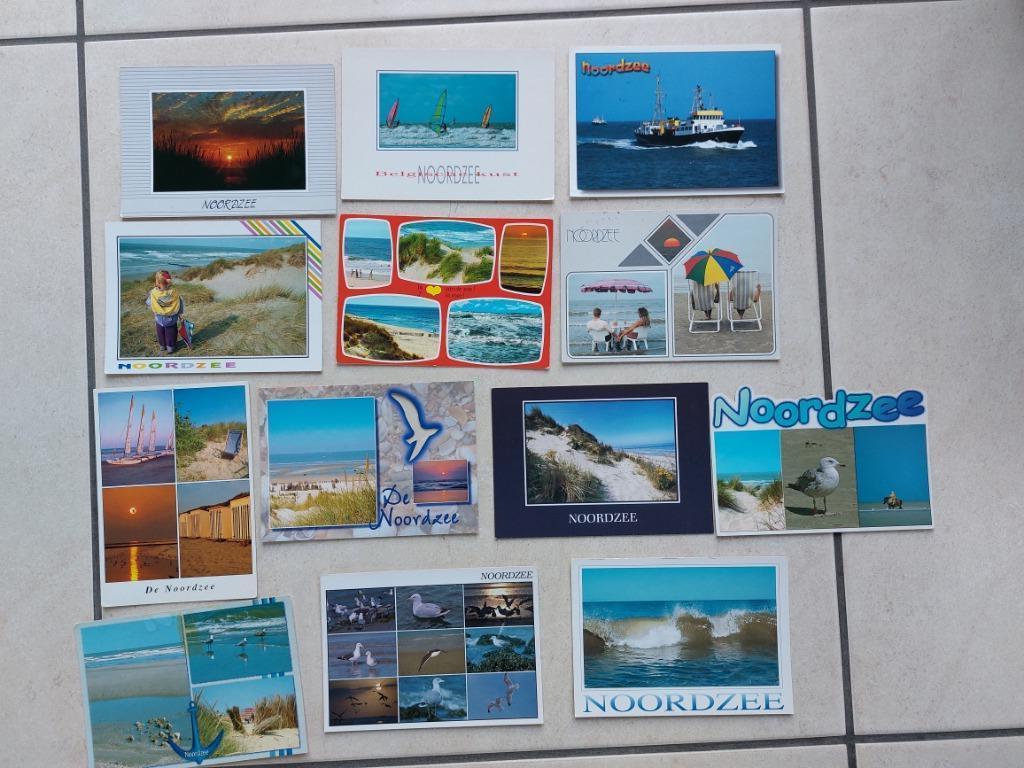 13 postkaarten "Noordzee", Verzenden