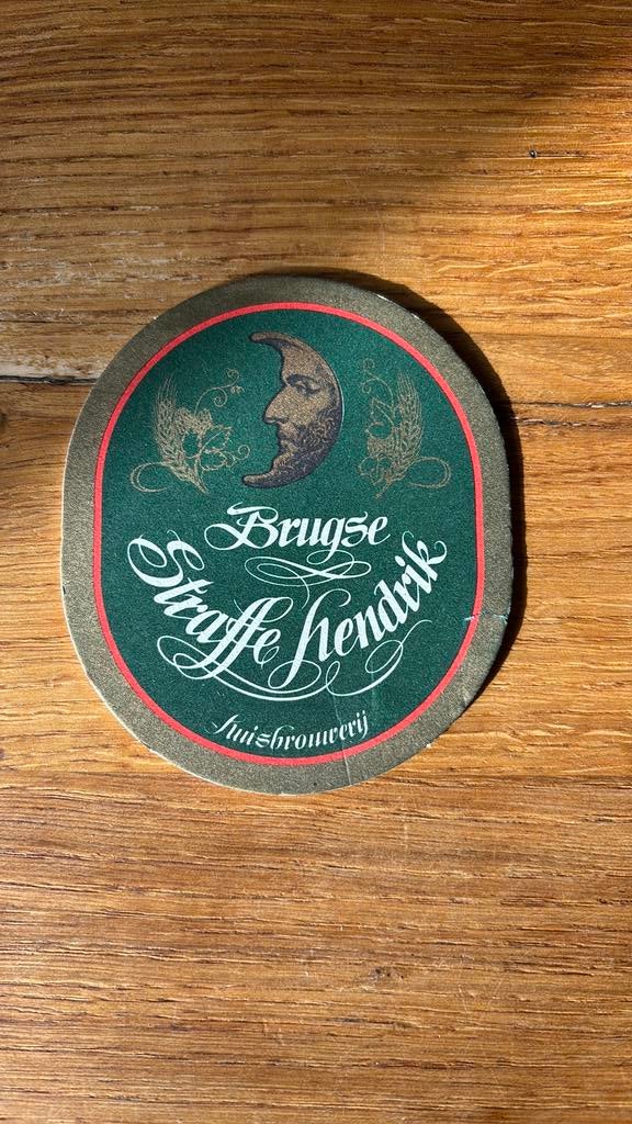 1 bierviltje Brugse straffe Hendrik, Enlèvement ou Envoi, Comme neuf