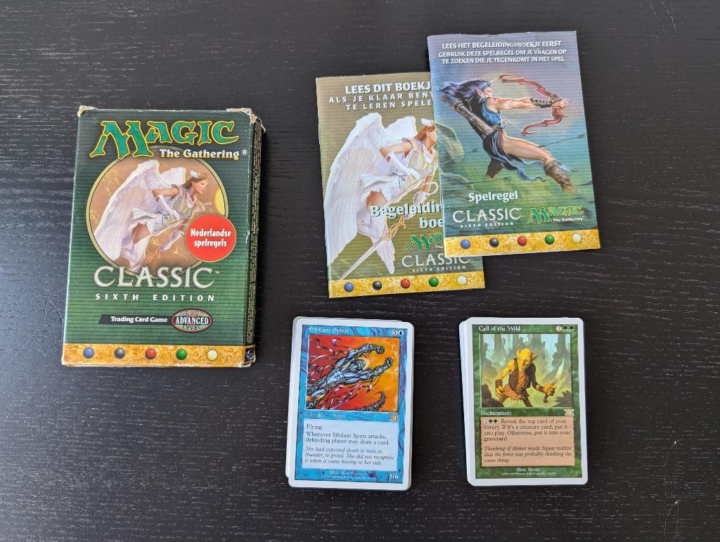MTG Sixth Edition: 2 Player Starter Set, Hobby en Vrije tijd, Verzamelkaartspellen | Magic the Gathering, Ophalen, Gebruikt, Starterdeck