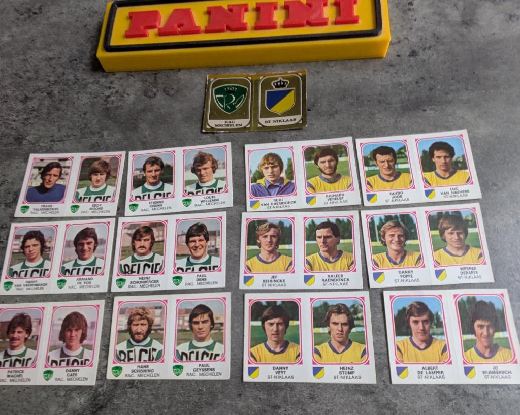 PANINI FOOTBALL 77 RC MALINES ST NIKLAAS 1977 13X, Hobby & Loisirs créatifs, Envoi, Neuf