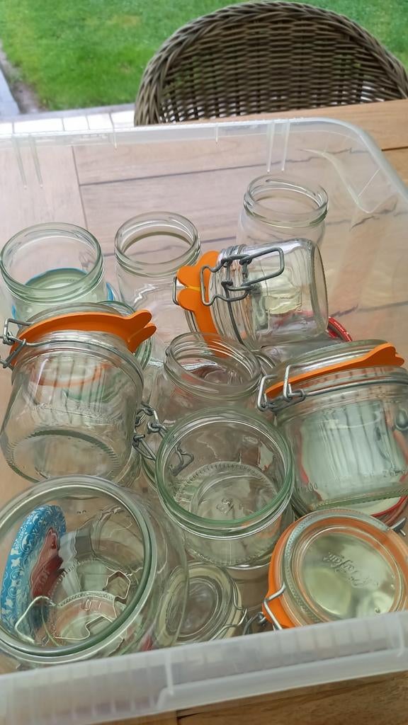 Verschillende bokalen allemaal met deksel ( 5€ voor alles ), Ophalen, Zo goed als nieuw