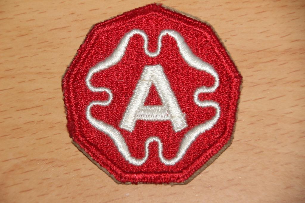 US WW2 Patch "9th Army", Collections, Envoi, Armée de terre, Emblème ou Badge