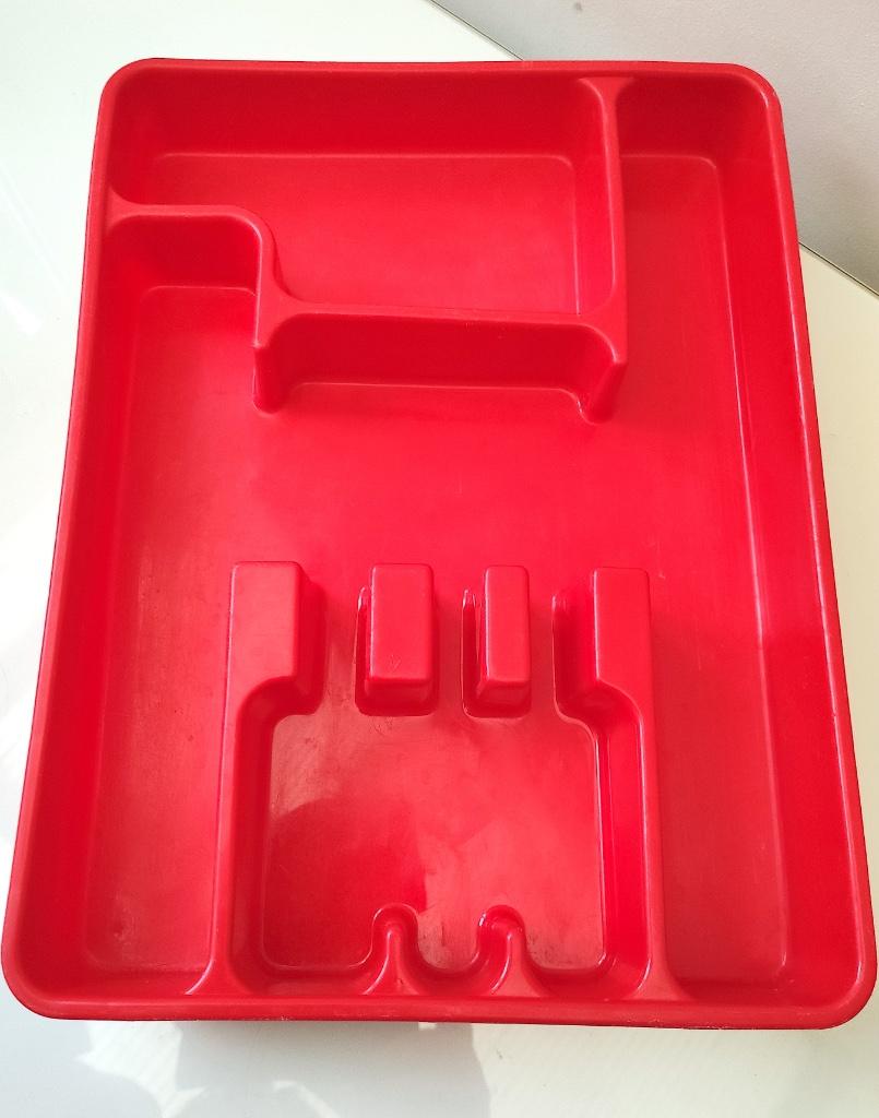 Rangement de couverts (rouge), Enlèvement, Utilisé, Autres matériaux, Résiste au lave-vaisselle