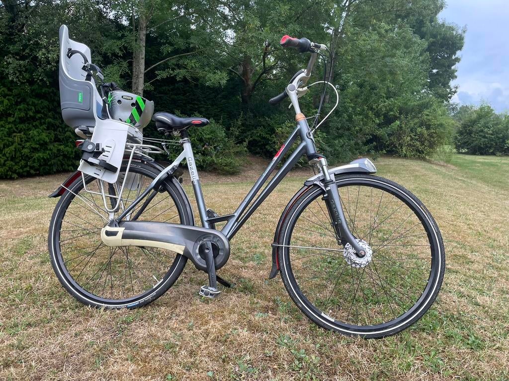 Vélo Gazelle pour femme avec siège enfant, Enlèvement ou Envoi, Gazelle, Vitesses
