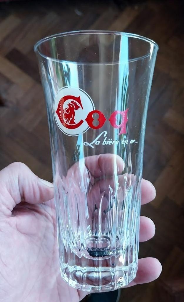 Verre Le Coq La bière en Or, Enlèvement ou Envoi