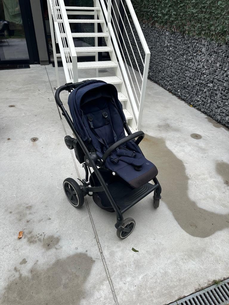 Cybex balios S luxe black navy blue, Autres marques, Tige de poussée réglable, Poussette combi, Enlèvement