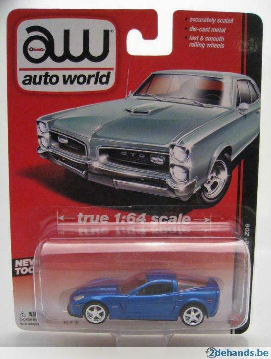 1:64 AutoWorld Chevrolet Corvette Z06 C6 2012 Auto World, Enlèvement ou Envoi, Neuf, Voiture