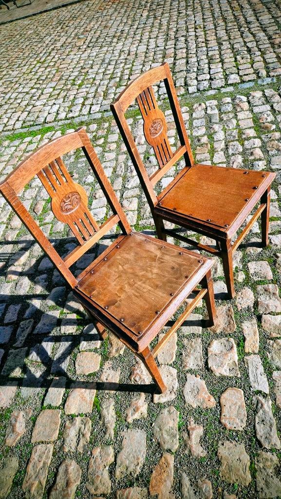 Stoelen set van 2, Antiek en Kunst, Ophalen