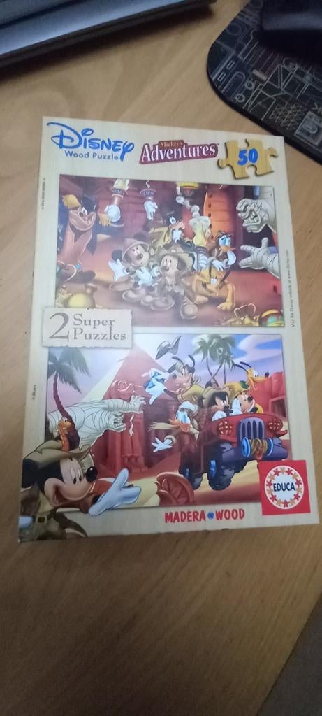 Puzzel Disney: houten puzzel, 10 tot 50 stukjes, Ophalen of Verzenden, Zo goed als nieuw, Van hout