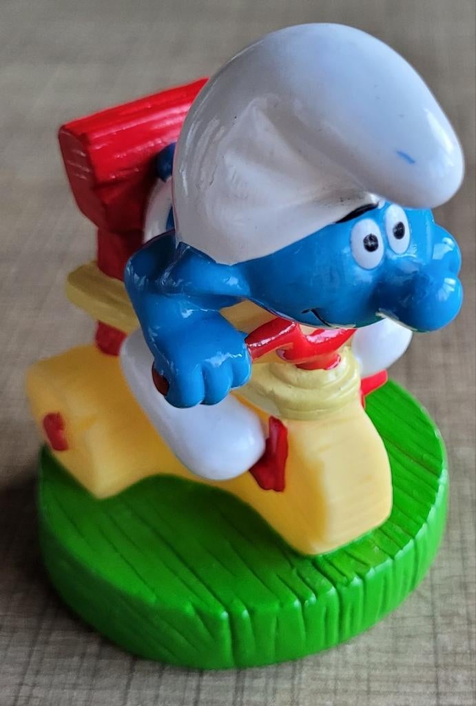De Smurfen - rubberen popje (BIP Candy 1999), Collections, Enlèvement ou Envoi, Schtroumpfs, Comme neuf, Statue ou Figurine