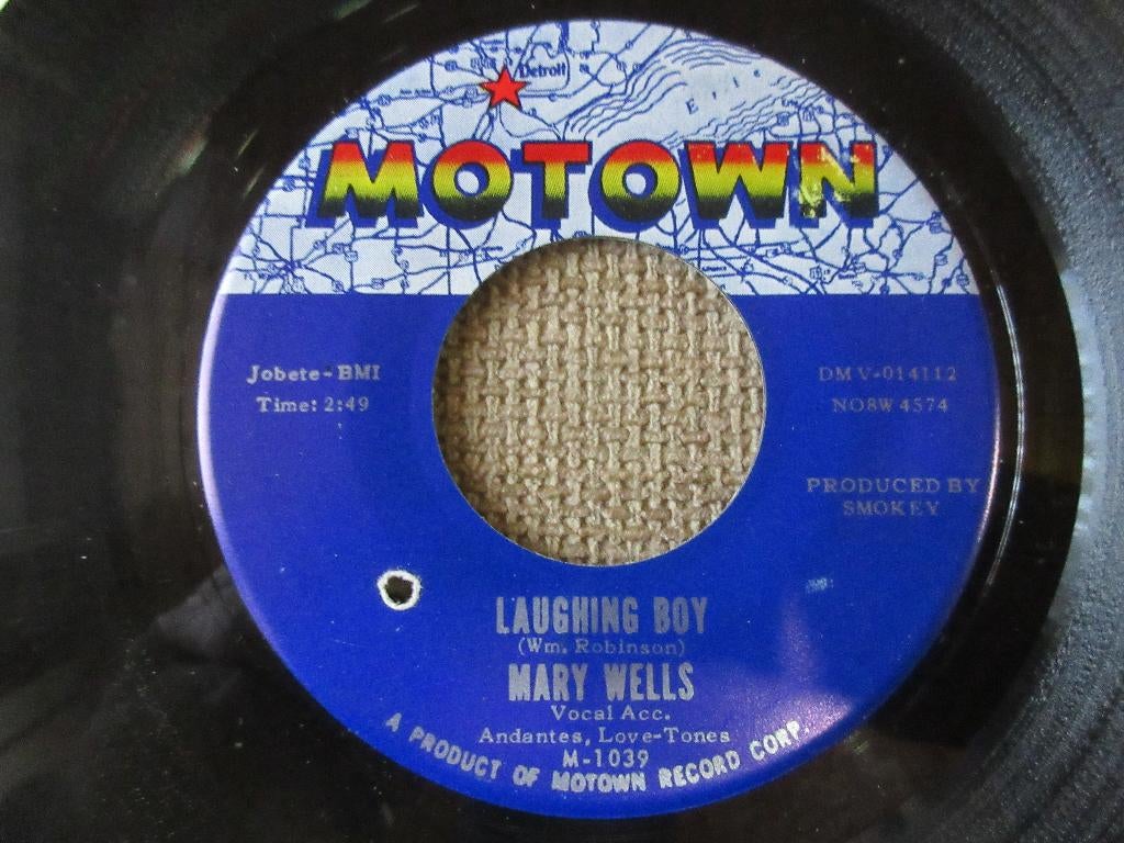 Mary Wells – Laughing Boy / Two Wrongs Don't Make A Right, Enlèvement ou Envoi, Utilisé, R&B et Soul