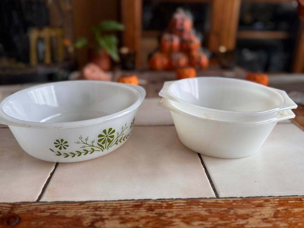 Ensemble de plats Arcopal, Enlèvement, Utilisé, Autres styles, Récipient(s)