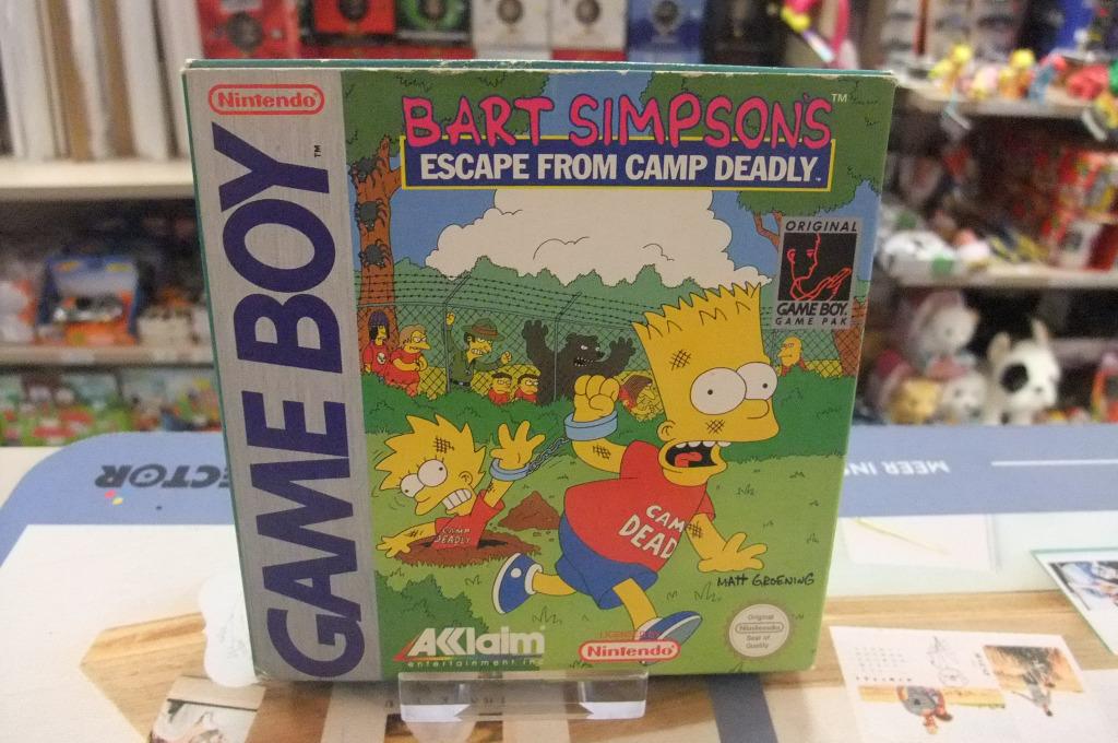 bart simpson's escape from camp deadly scn gameboy, Consoles de jeu & Jeux vidéo, Jeux | Nintendo Game Boy, Nintendo, Enlèvement ou Envoi