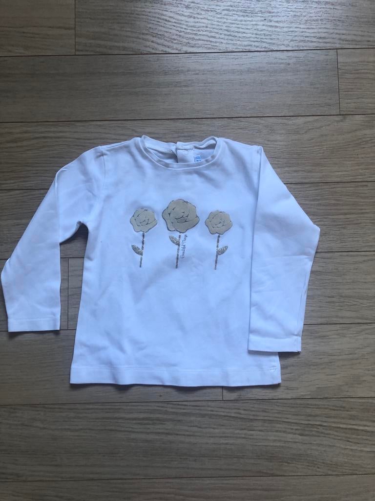 Witte t shirt Mayoral, Kinderen en Baby's, Kinderkleding | Maat 92, Gebruikt, Mayoral, Shirt of Longsleeve, Verzenden