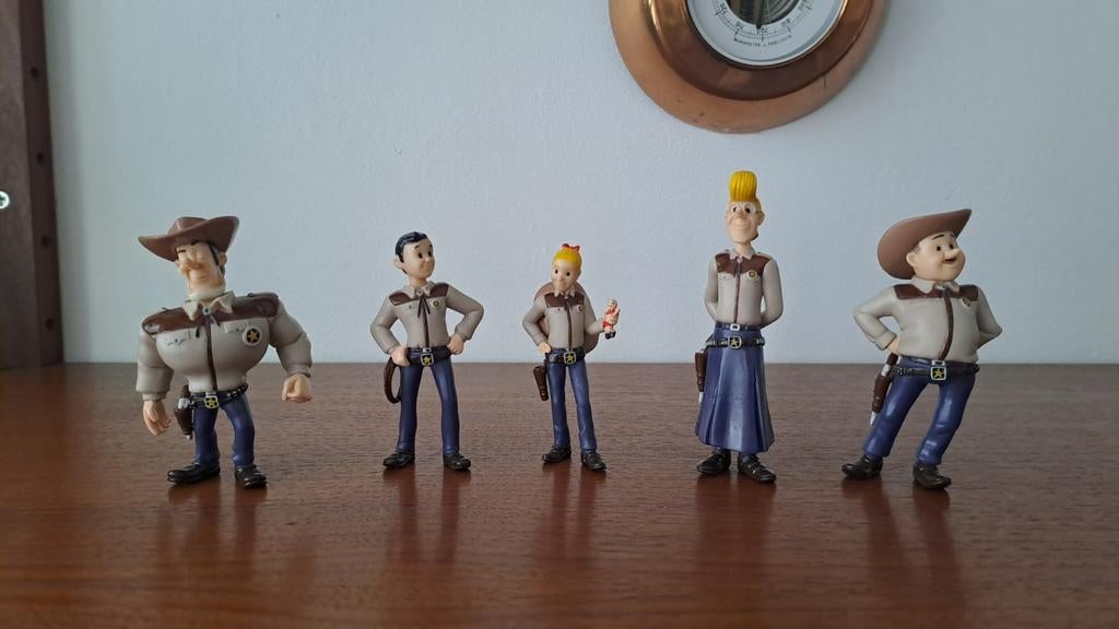 Poppetjes Suske en Wiske: Texasrangers, Verzamelen, Ophalen of Verzenden, Zo goed als nieuw