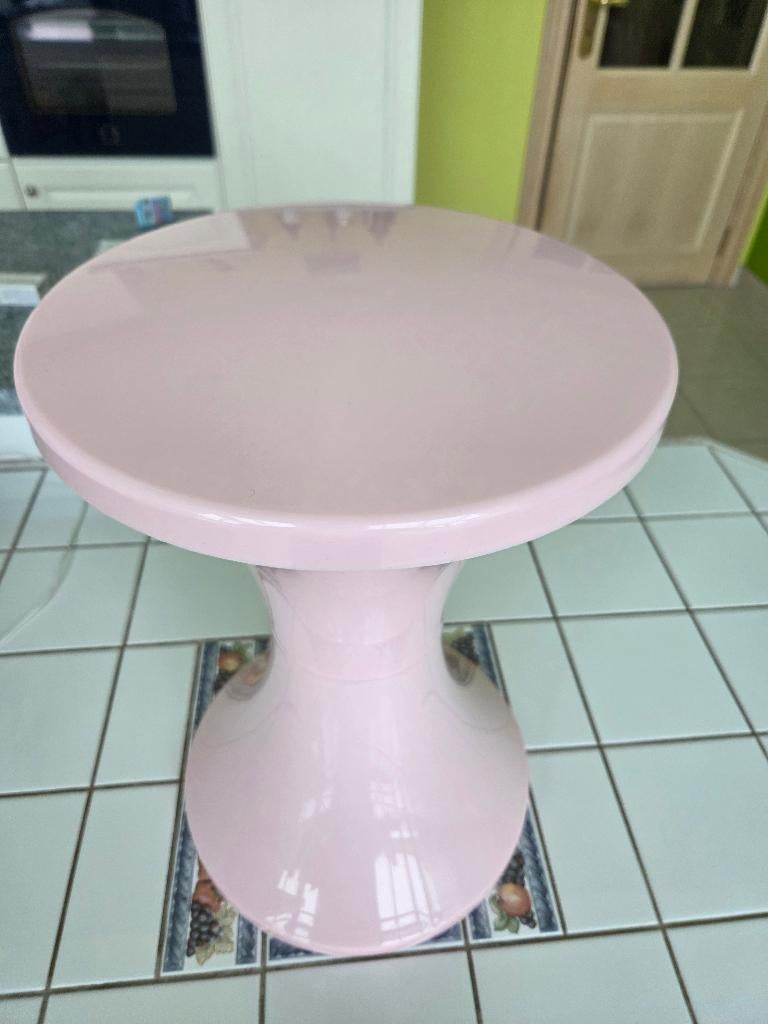 Lot de 2 tabourets roses, Enlèvement, Utilisé, Plastique