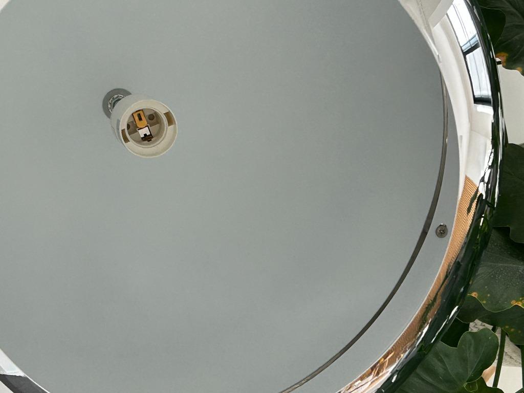 Retro chromen lusterbol – eye-catcher in elke ruimte!, Ophalen, Niet gekend, Niet gekend, Gebruikt